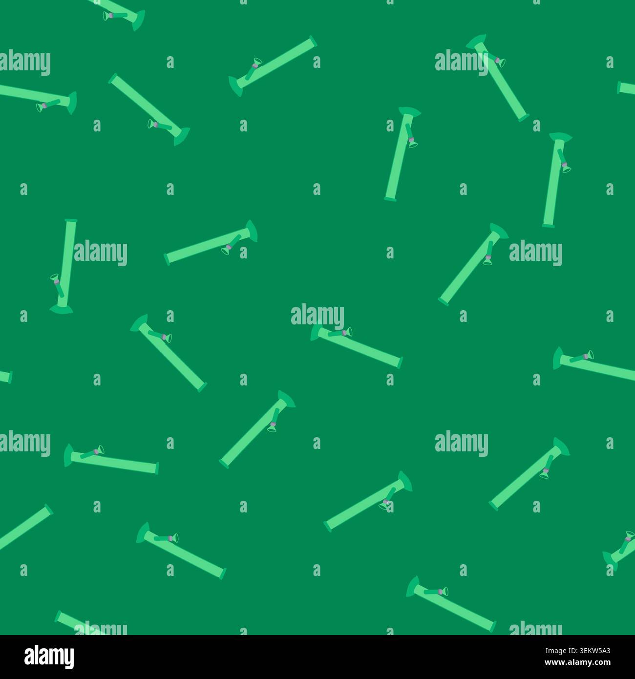 seamless pattern toke bong cannabis cartoon vector Stock Vector