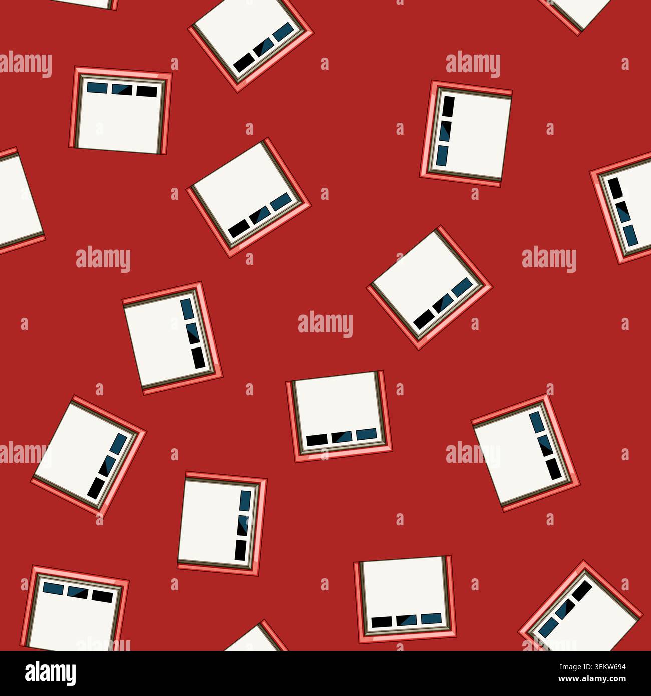 seamless pattern maintenance garage door cartoon vector Stock Vector