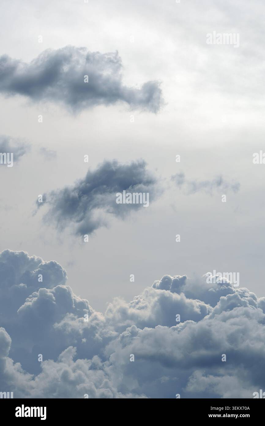 Dramatic clouds before a storm. Stock Photo