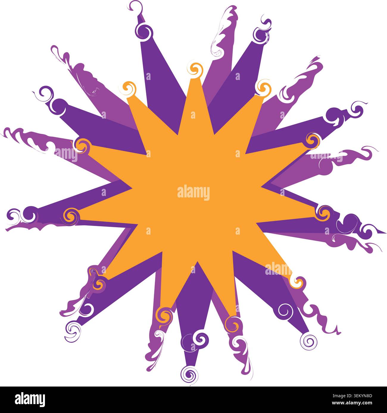 Christmas star,vector Stock Vector