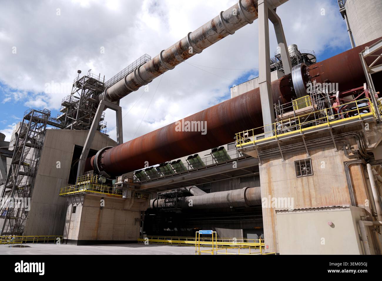 A view of the Cemex Rugby Cement Plant in Rugby. Picture date: Thursday ...