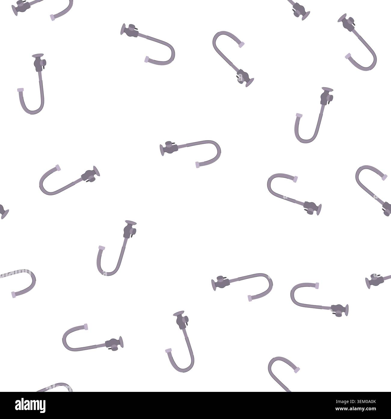 pattern stainless kitchen faucet cartoon vector Stock Vector