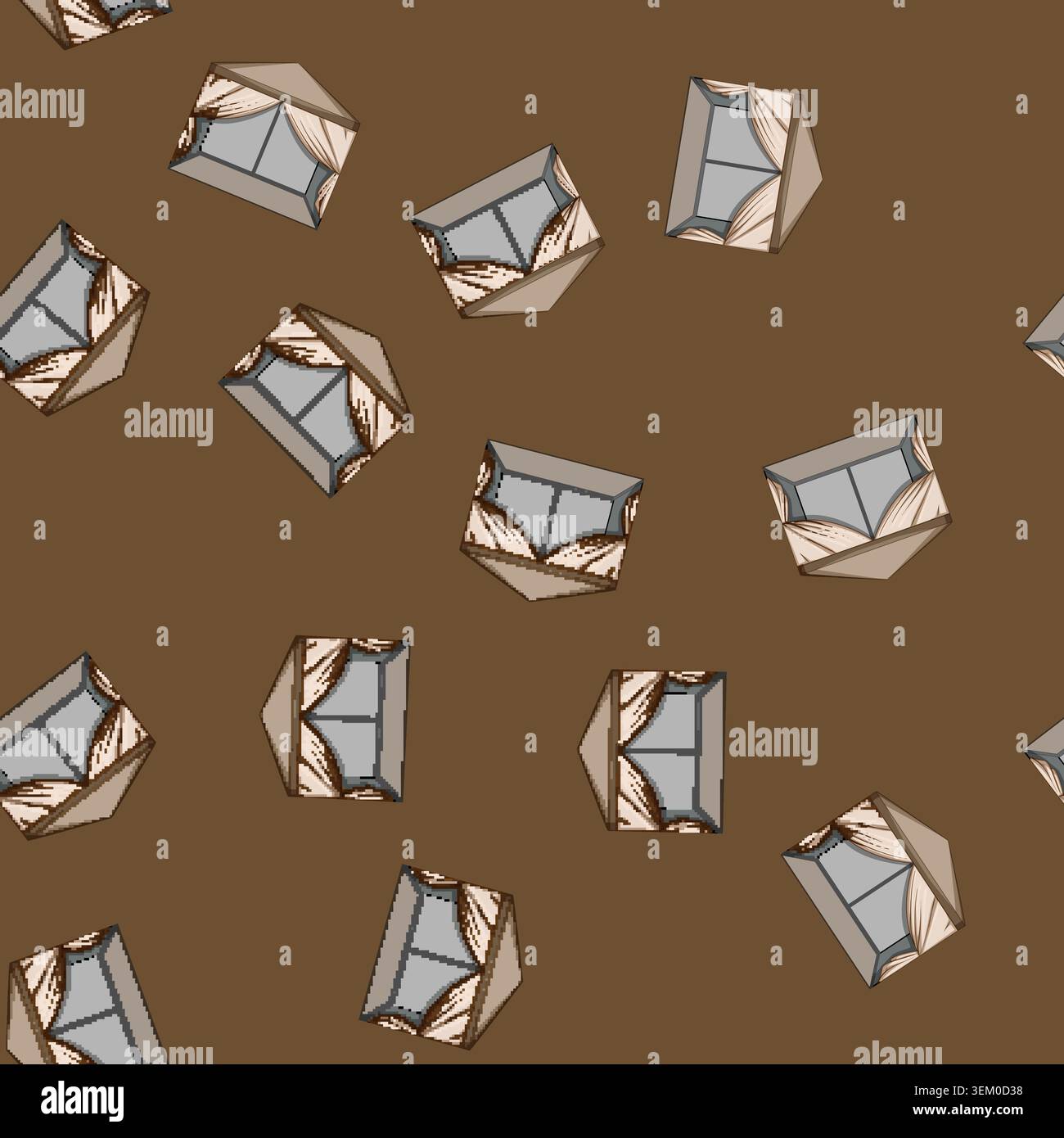 seamless pattern party tent garden cartoon vector Stock Vector