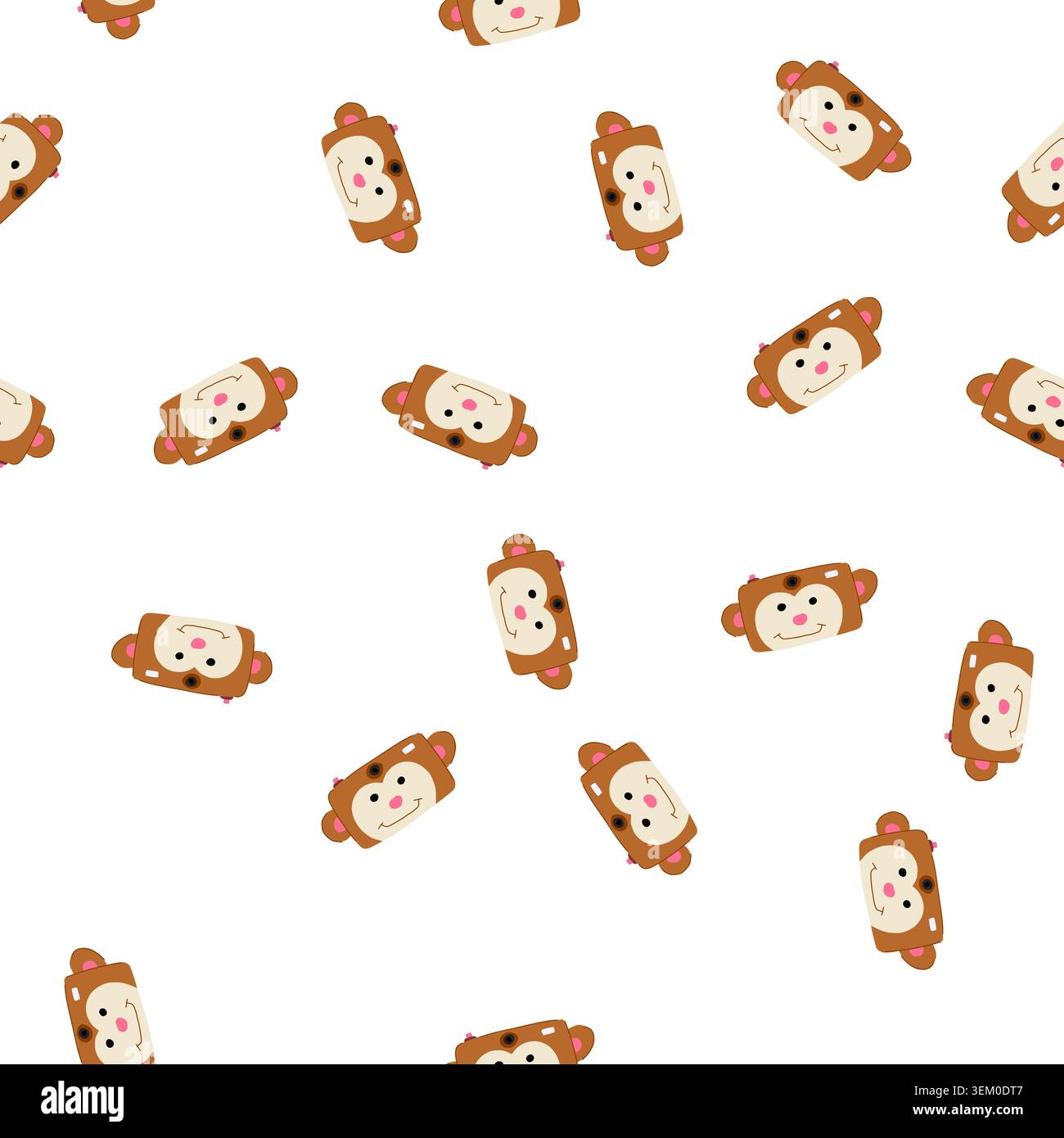 pattern vintage camera toy cartoon vector Stock Vector