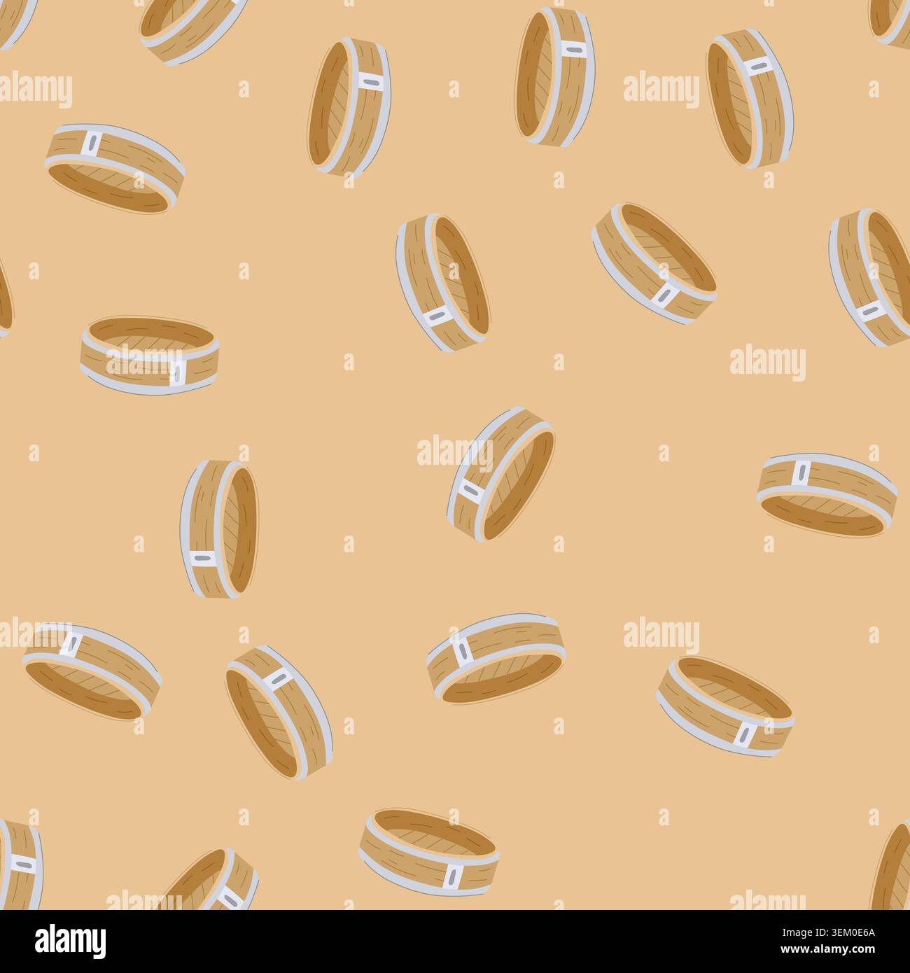 seamless pattern basket bamboo steamer cartoon vector Stock Vector