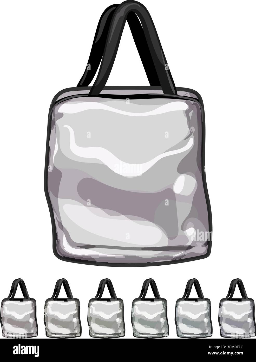 purse cosmetic pouch cartoon vector graphic Stock Vector