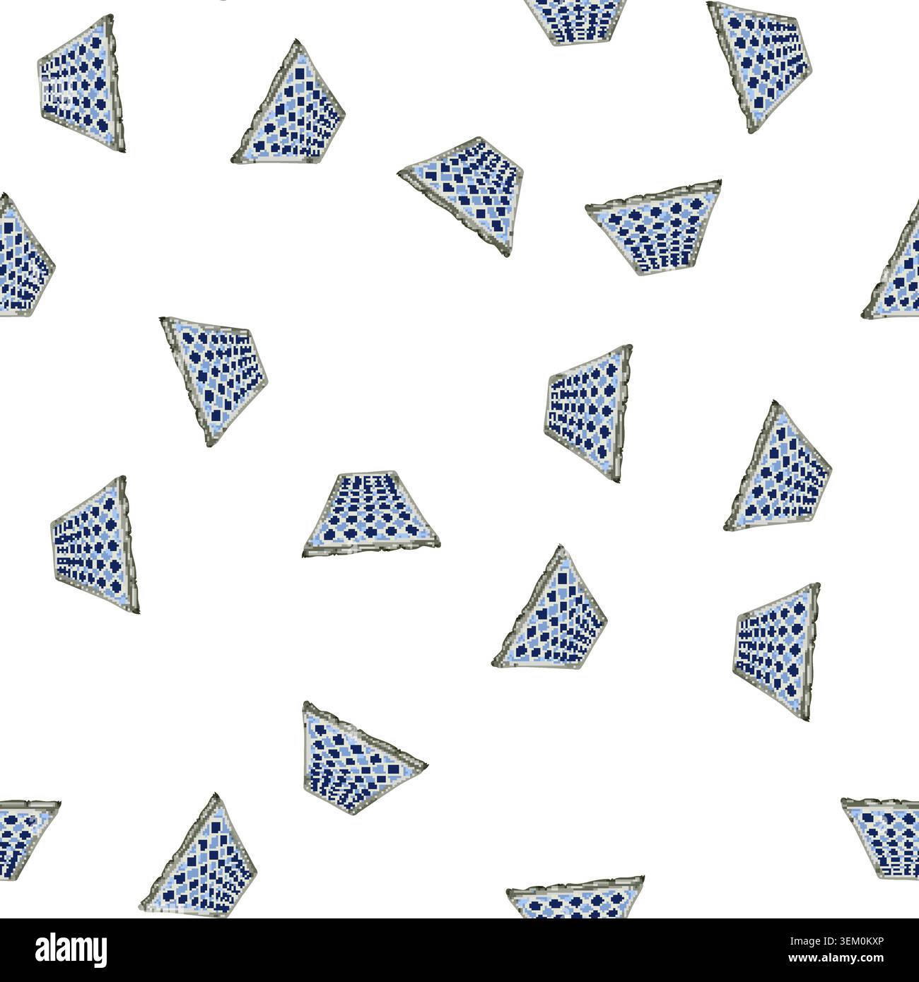 pattern soft wool carpet cartoon vector Stock Vector