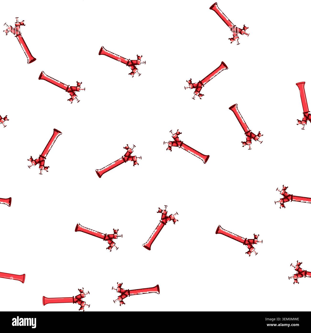 pattern valve fire hydrant cartoon vector Stock Vector