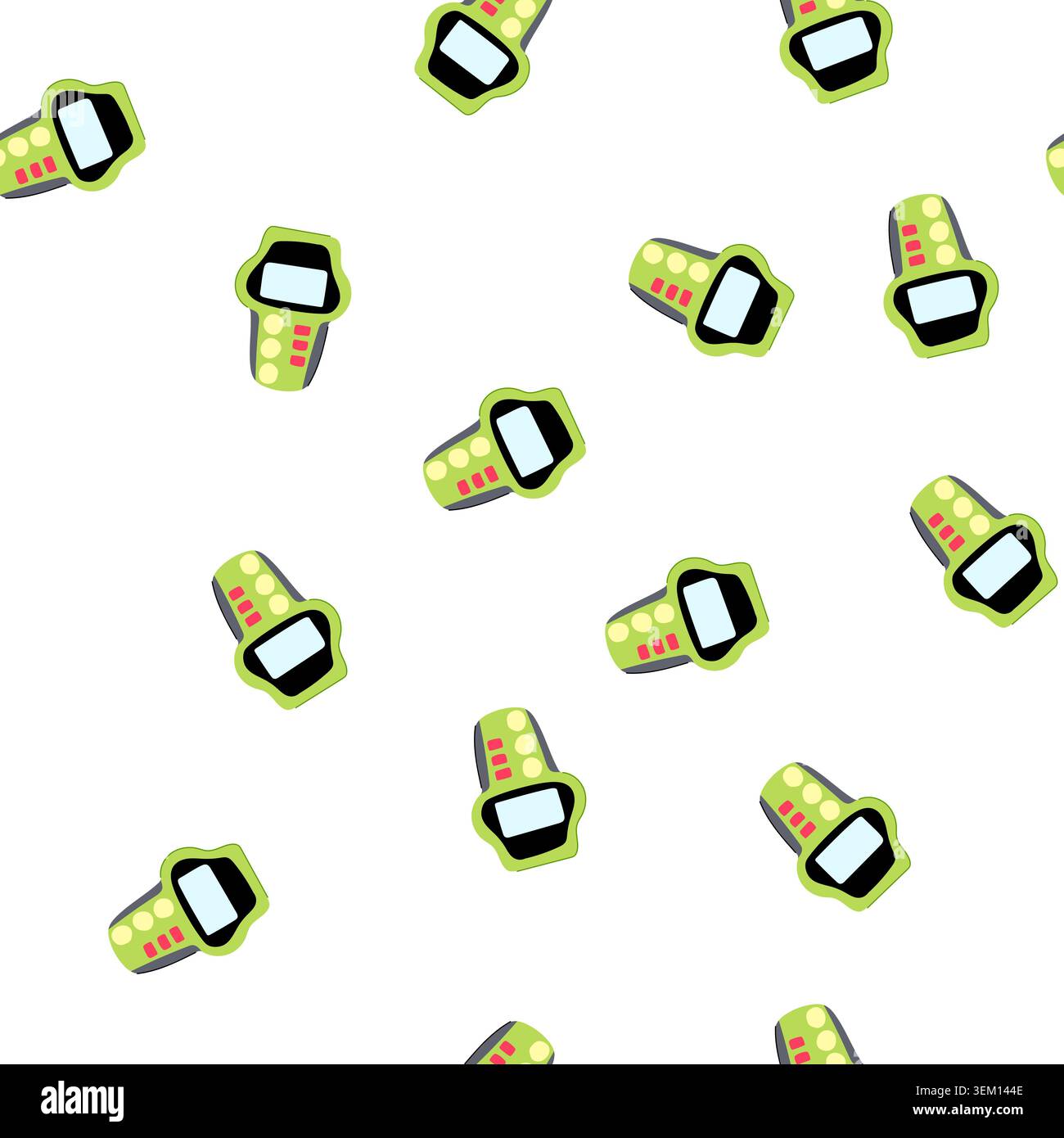pattern fault car diagnostic scanner cartoon vector Stock Vector