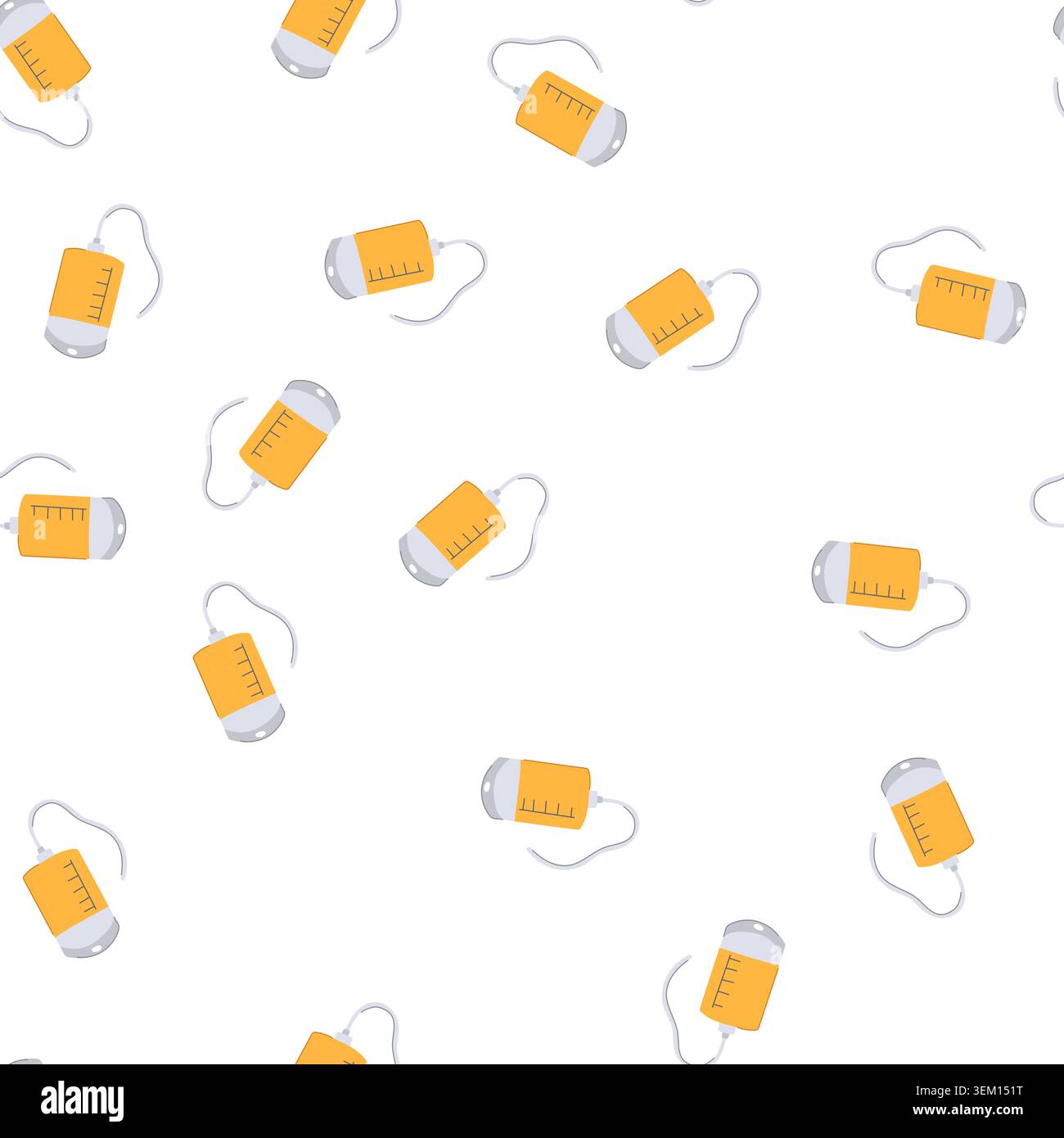 pattern hydration iv drip bag cartoon vector Stock Vector