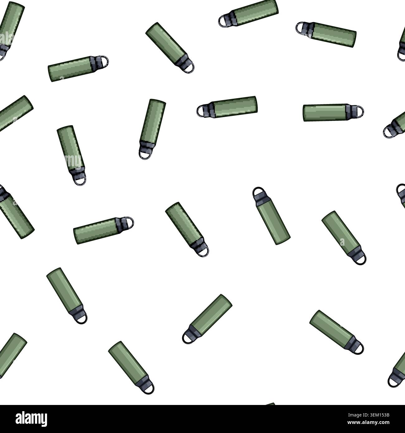 pattern sport thermos bottle cartoon vector Stock Vector