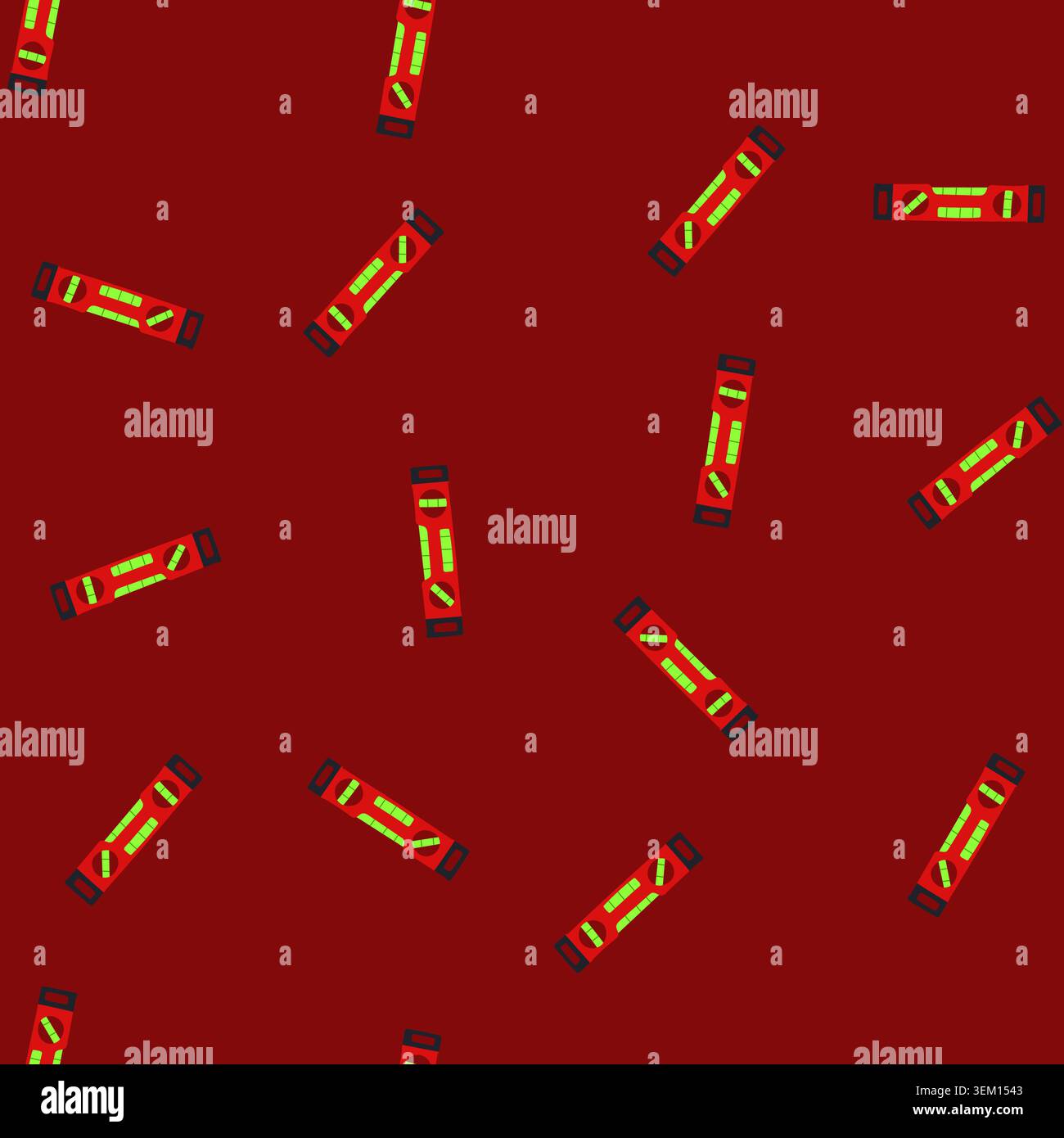 seamless pattern construction level tool cartoon vector Stock Vector