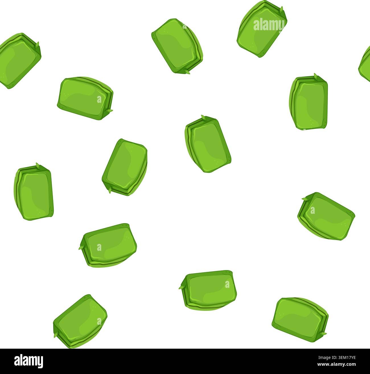 pattern female cosmetic pouch cartoon vector Stock Vector