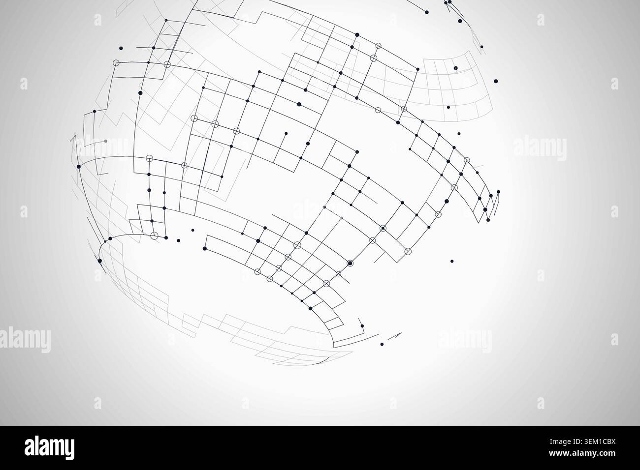Tech Globe vector background with high-impact decorative layout for microstock and commercial design projects. Stock Vector