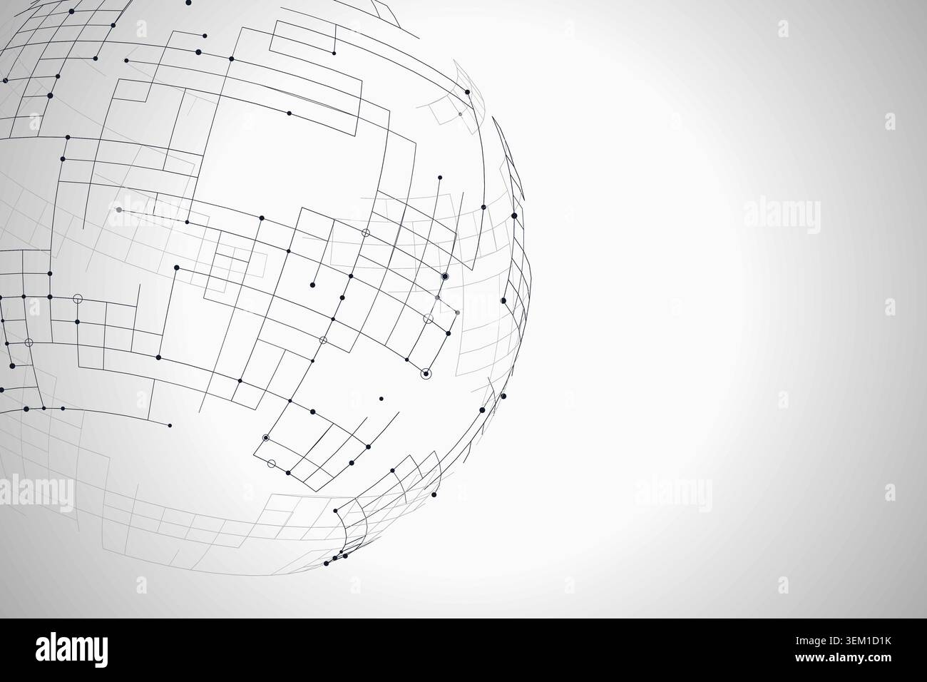 Abstract tech globe pattern with marketable vector styling for backgrounds, posters, and design templates. Stock Vector