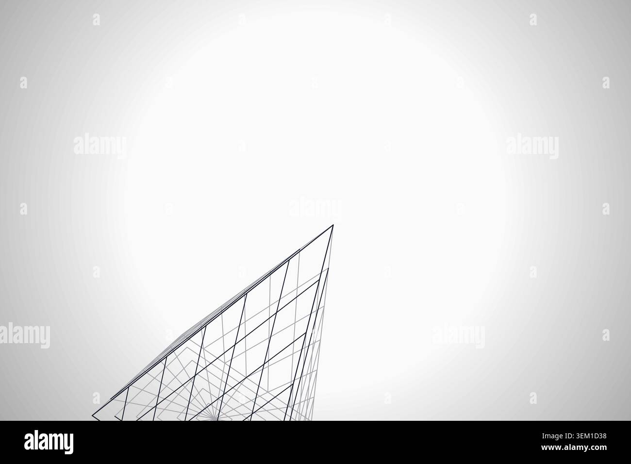 Wire Pyramid vector background with contemporary visual rhythm for microstock and commercial design projects. Stock Vector