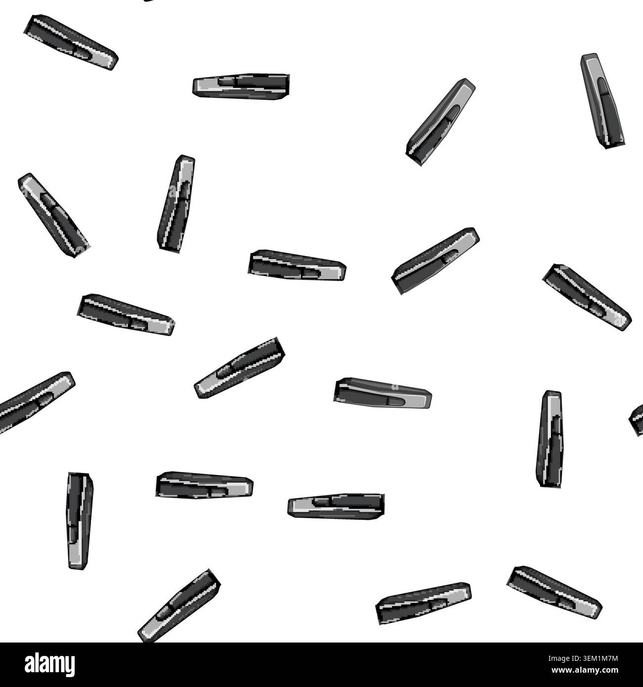 pattern equipment hair clipper cartoon vector Stock Vector