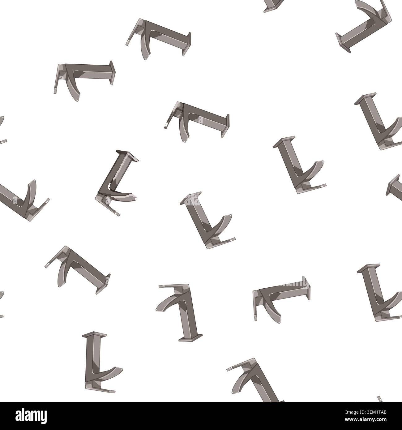 pattern tap bathroom faucet cartoon vector Stock Vector