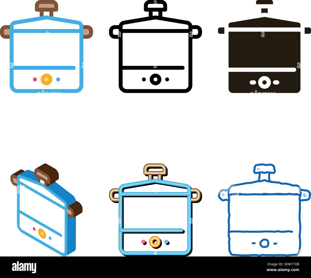 looks tool sterilizer icon vector outline Stock Vector