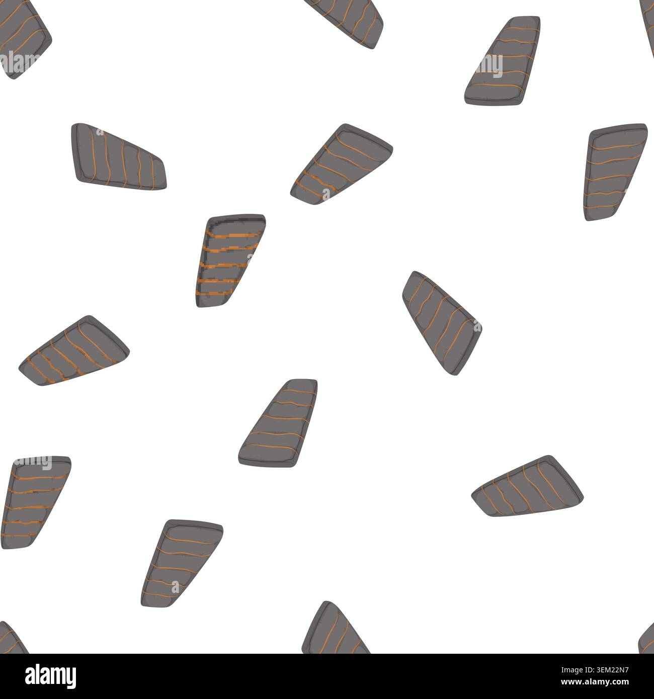 pattern sleeping camp mat cartoon vector Stock Vector