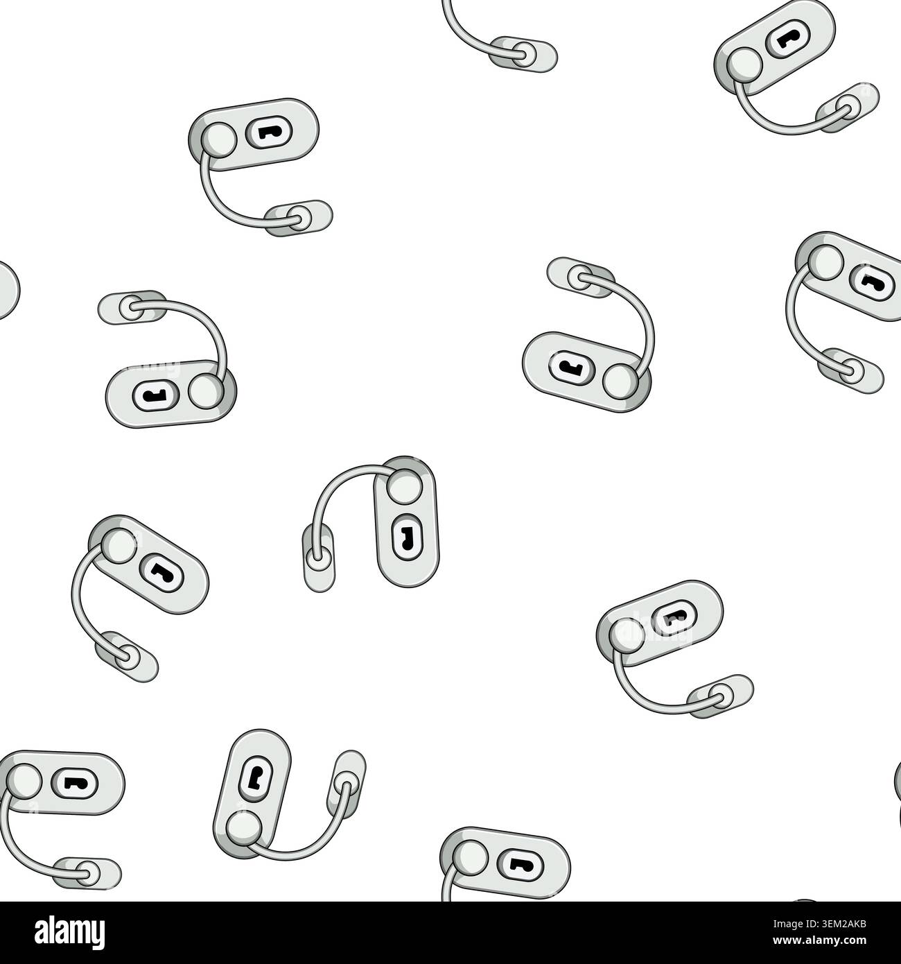 pattern Window restrictor securing children and home protection Stock Vector