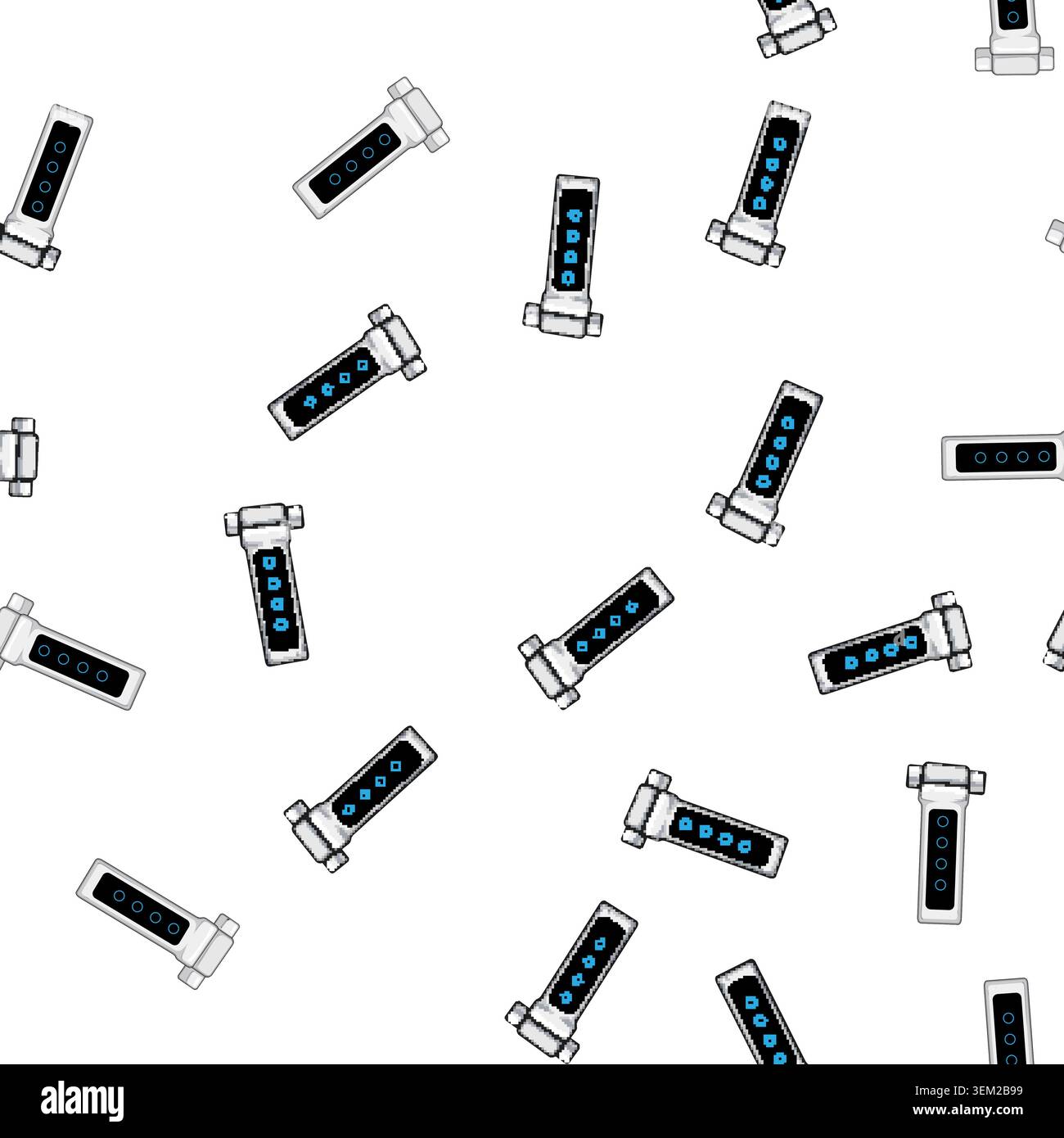 pattern diagnosis spirometer cartoon vector Stock Vector