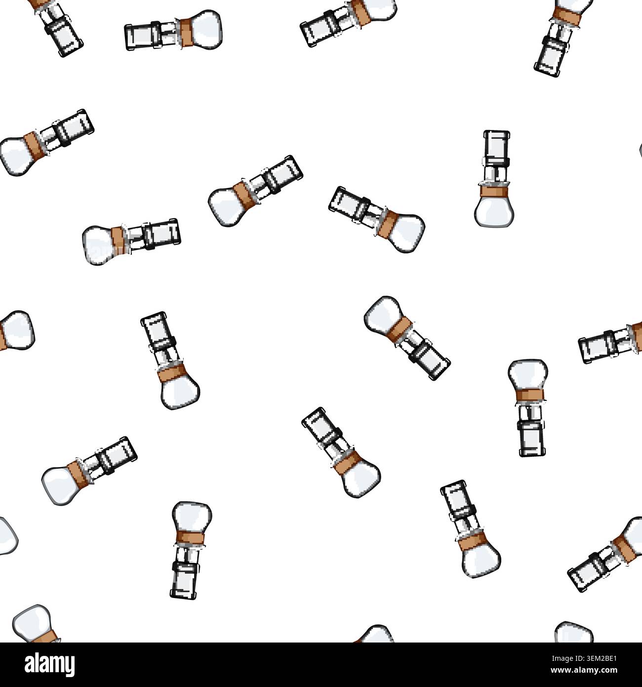 pattern beverage ice drip coffee cartoon vector Stock Vector