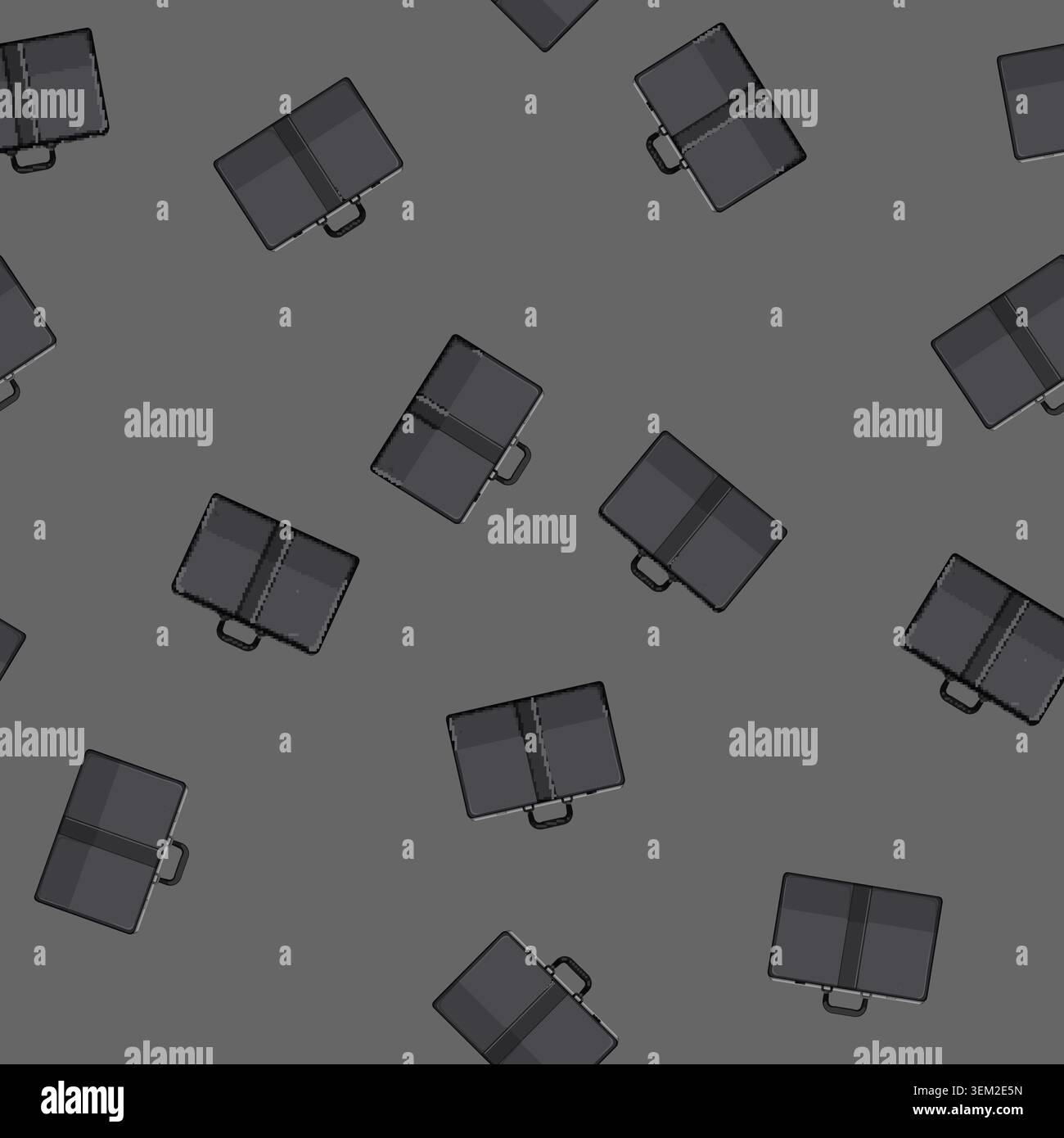 seamless pattern elegance business bag cartoon vector Stock Vector