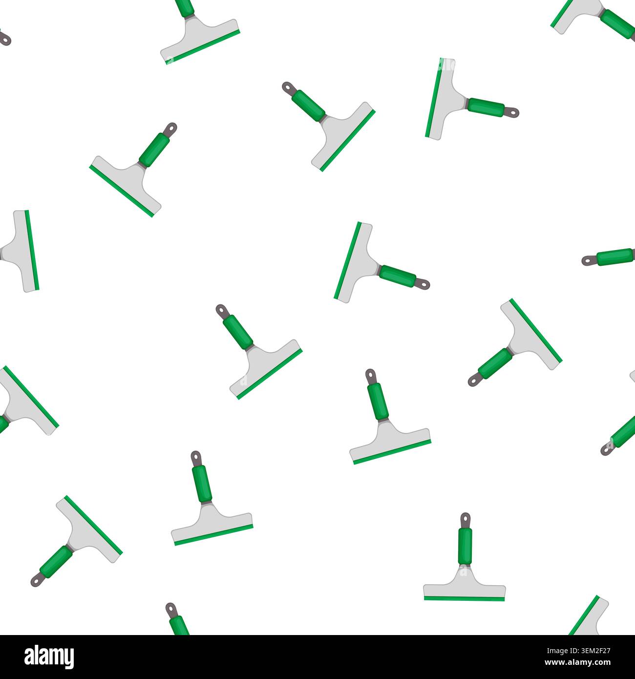 pattern water squeegee glass color icon vector Stock Vector