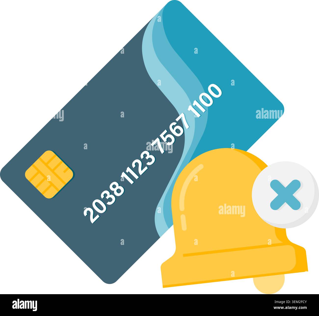 payment error notification Stock Vector
