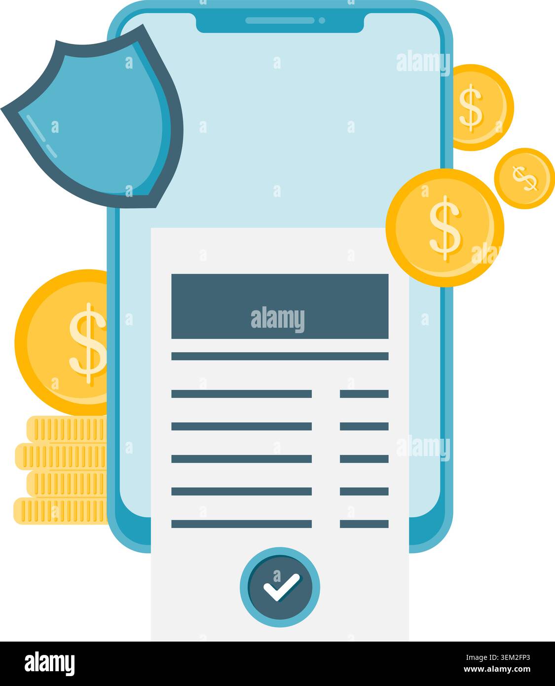 online payment Stock Vector