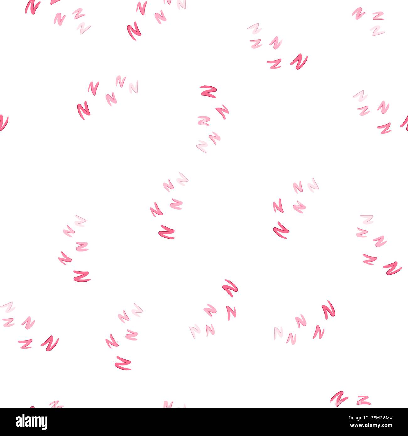 pattern doze sleep zzz cartoon vector Stock Vector