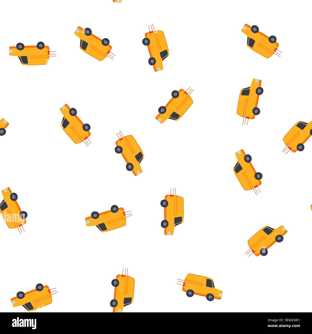 pattern shipping delivery truck cartoon vector Stock Vector