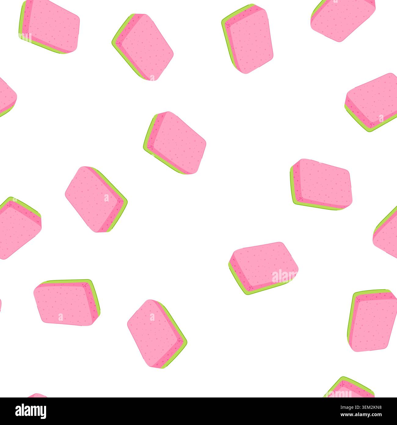 pattern bath sponge hygiene cartoon vector Stock Vector