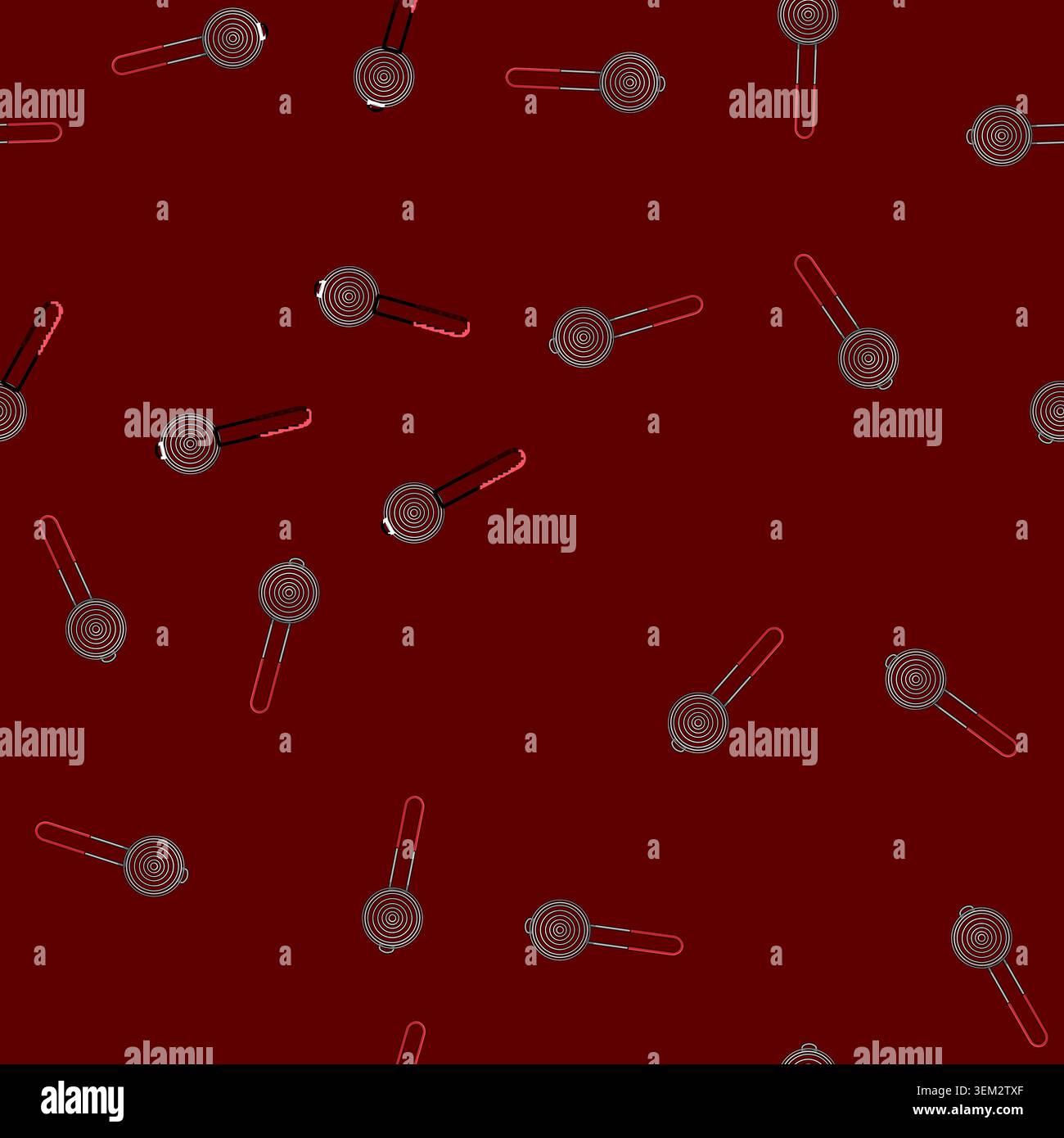 seamless pattern whites egg separator tool cartoon vector Stock Vector