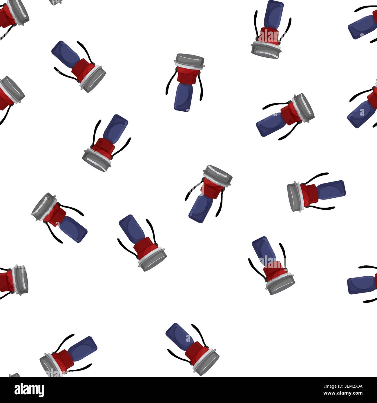 pattern outside heater gas cartoon vector Stock Vector