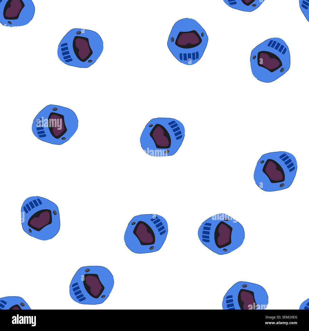 pattern equipment helmet welding cartoon vector Stock Vector