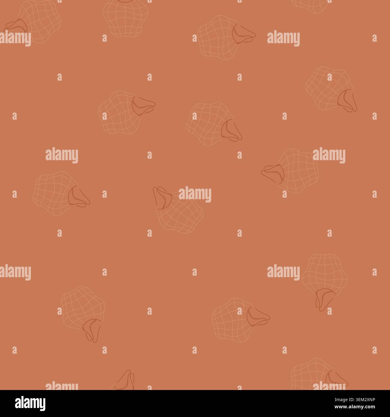 seamless pattern friendly reusable grocery bag cartoon vector Stock Vector
