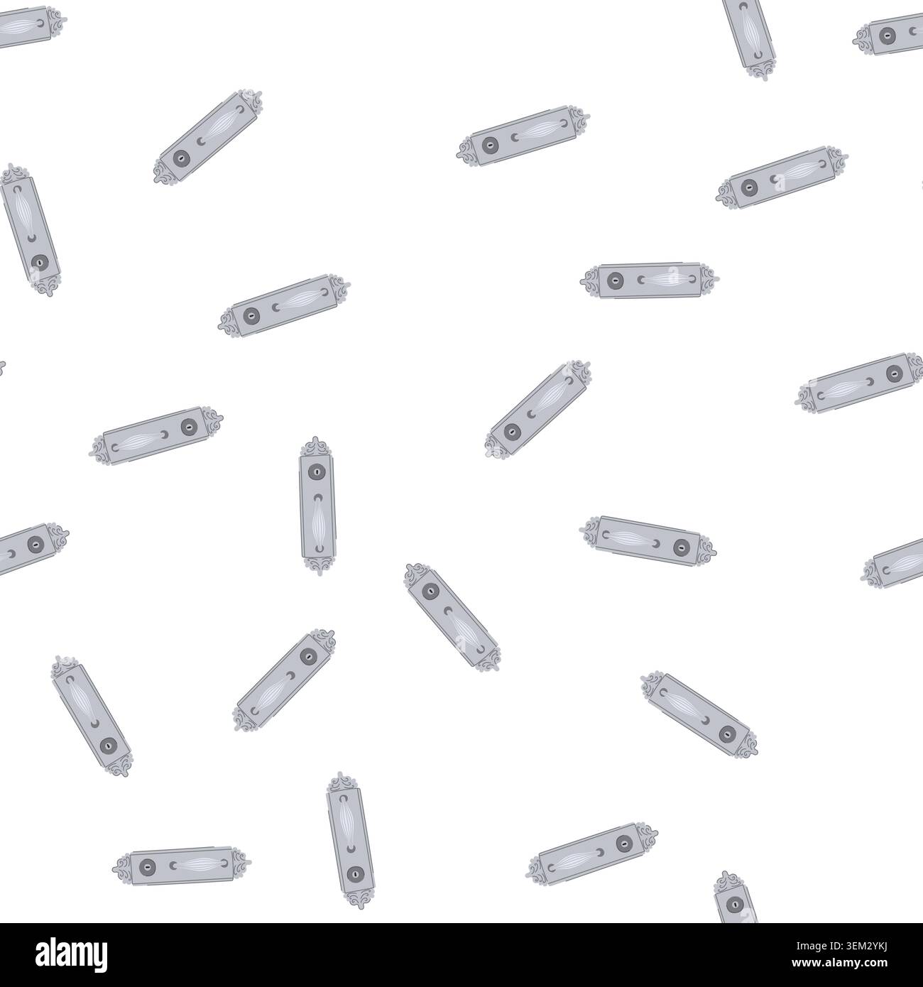 pattern open door handle cartoon vector Stock Vector