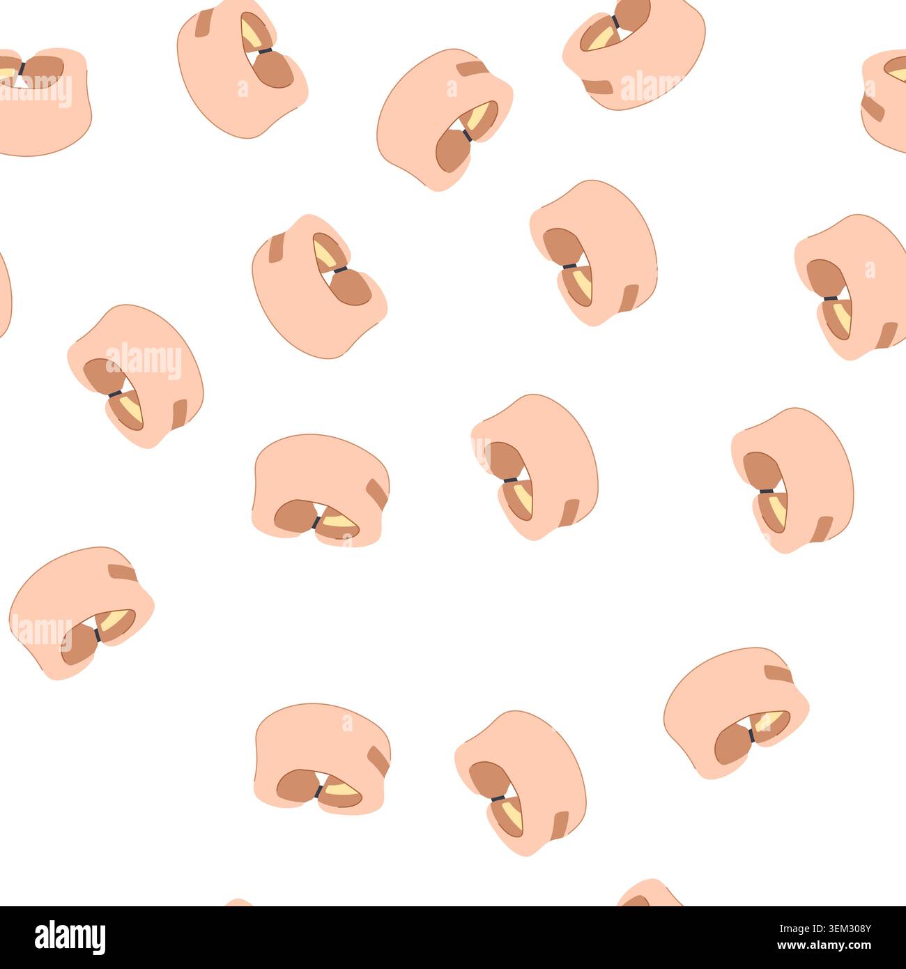 pattern support cervical neck collar cartoon vector Stock Vector