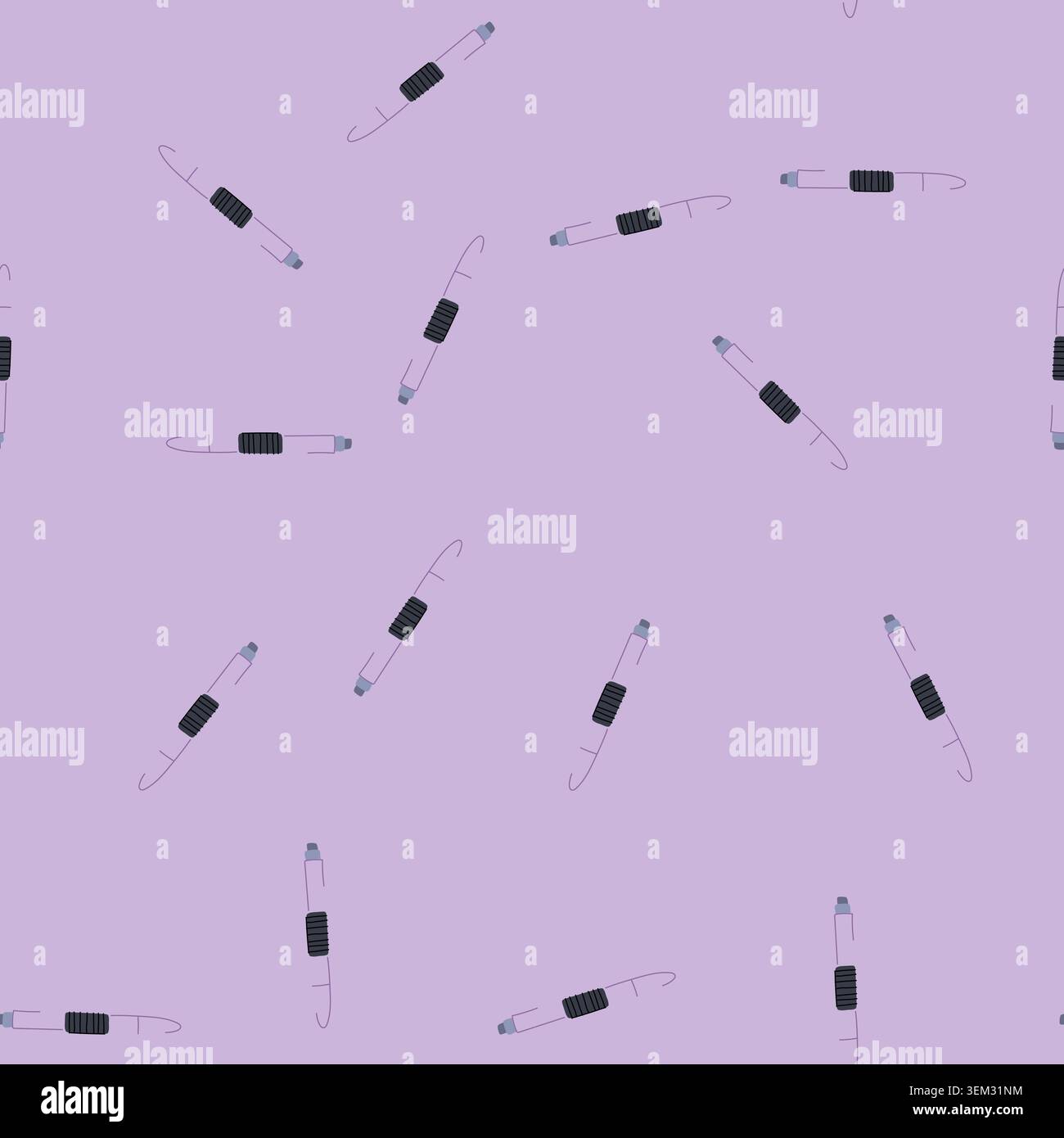 seamless pattern display interactive whiteboard pen cartoon vector Stock Vector