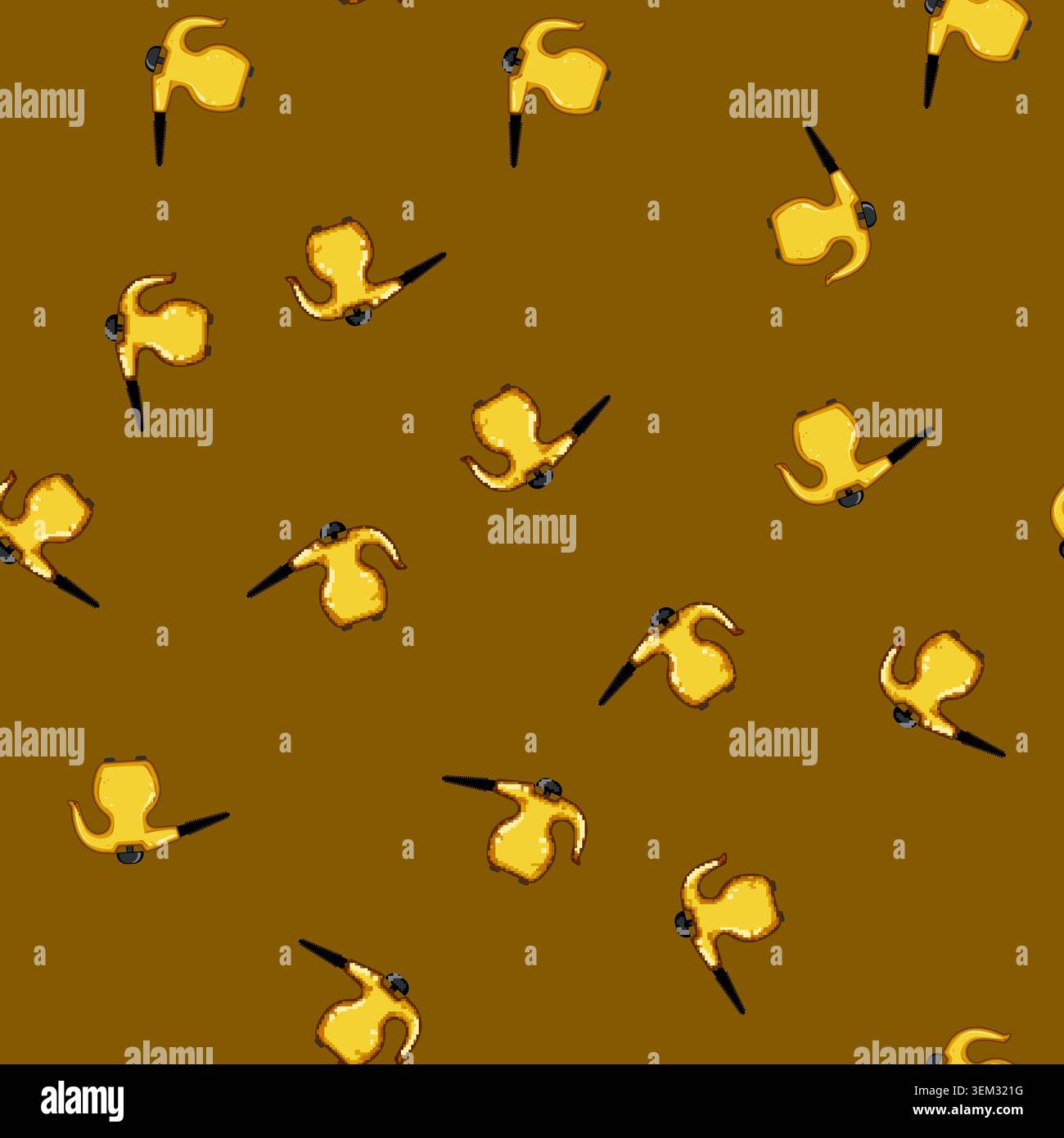 seamless pattern home steam cleaner cartoon vector Stock Vector