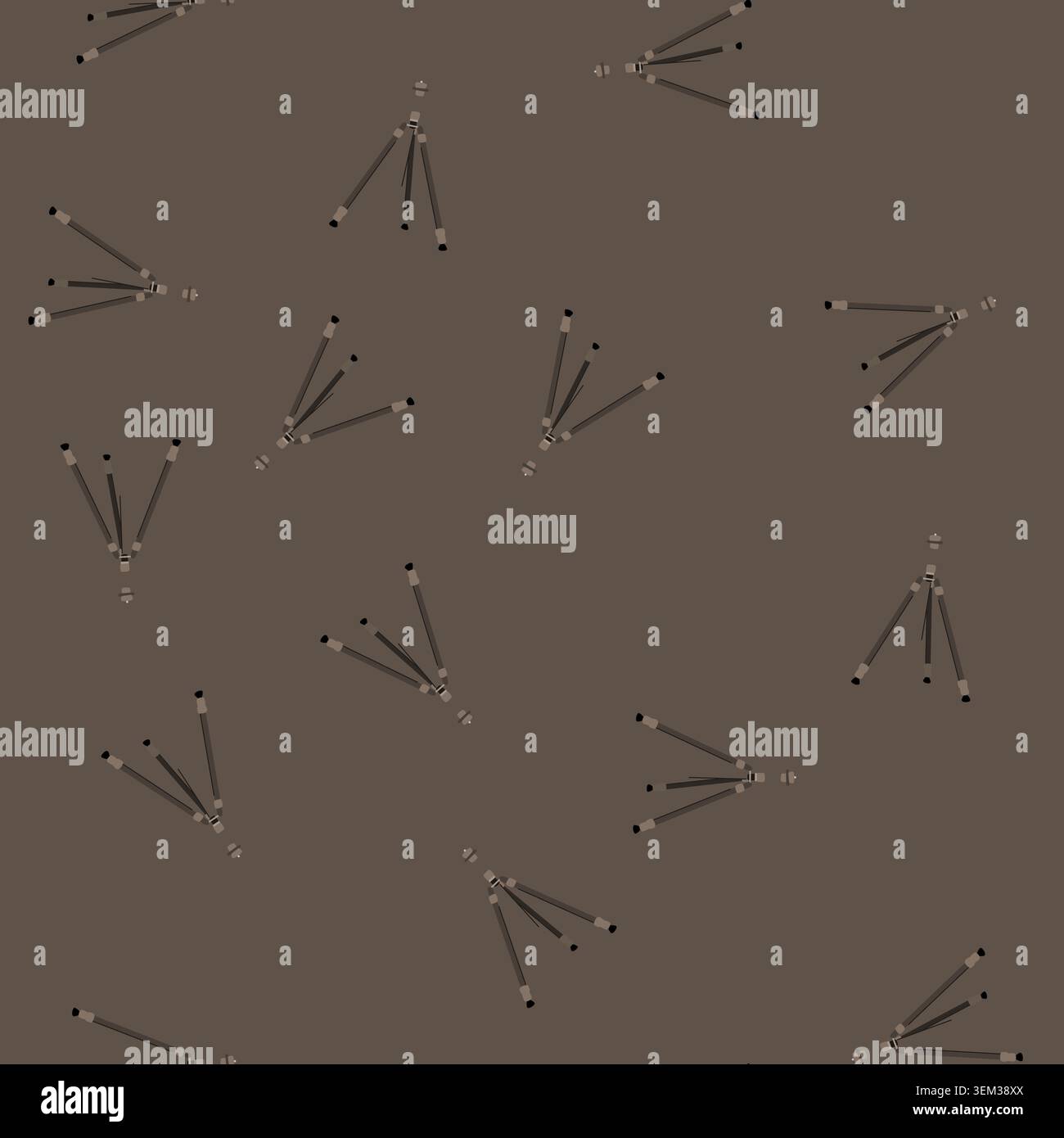 seamless pattern black tripod camera cartoon vector Stock Vector