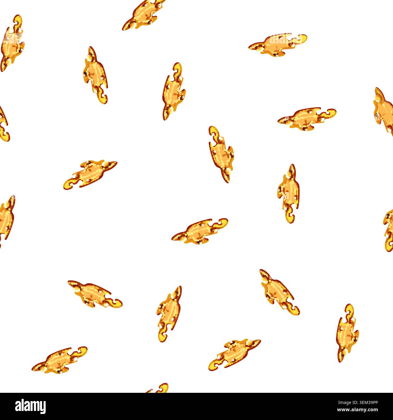 pattern crust lava puddle cartoon vector Stock Vector