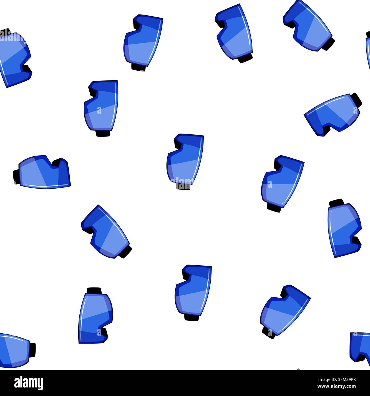 pattern winter goggles ski cartoon vector Stock Vector