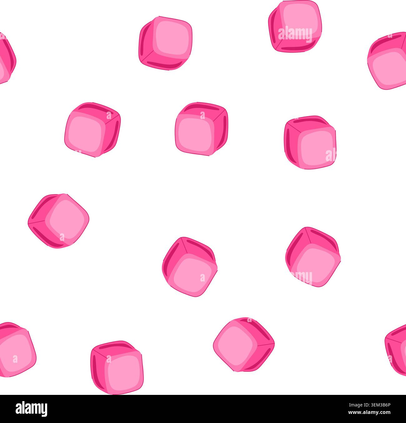 pattern ecofriendly ice cubes reusable cartoon vector Stock Vector