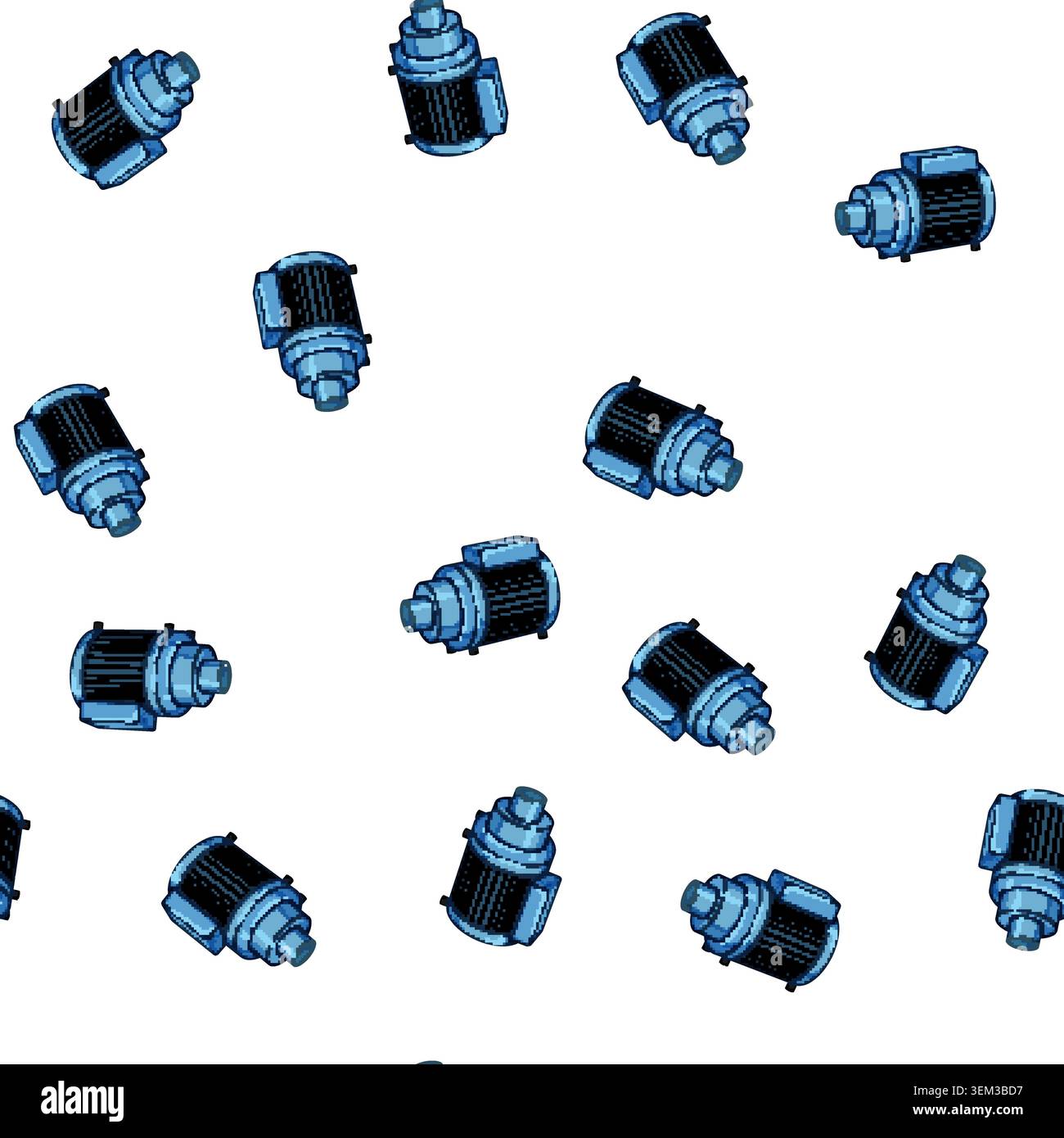 pattern waste water pump cartoon vector Stock Vector