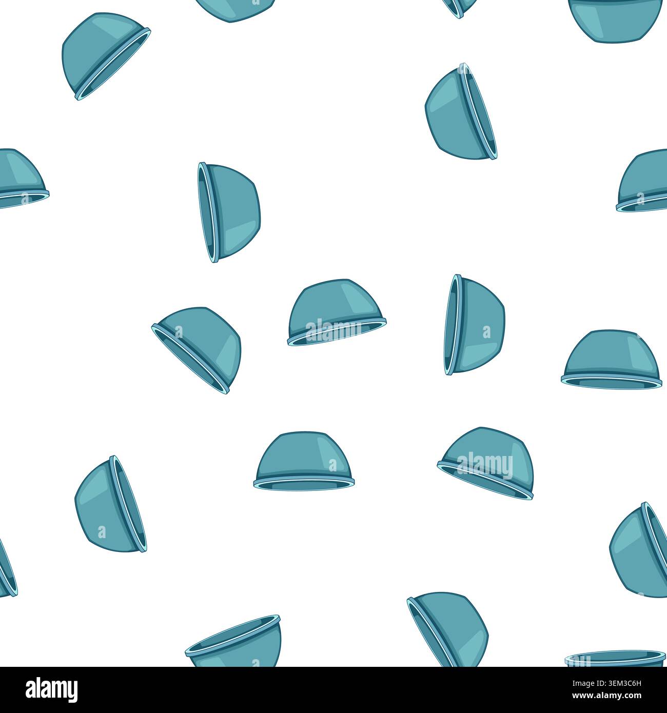 pattern equipment basin plastic cartoon vector Stock Vector