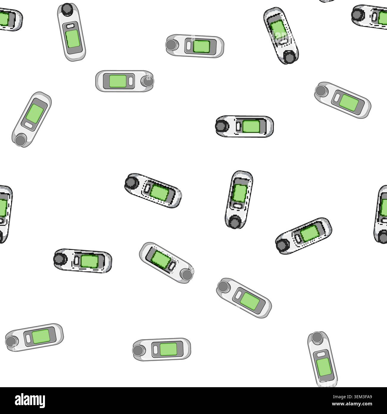 pattern measurement spirometer cartoon vector Stock Vector