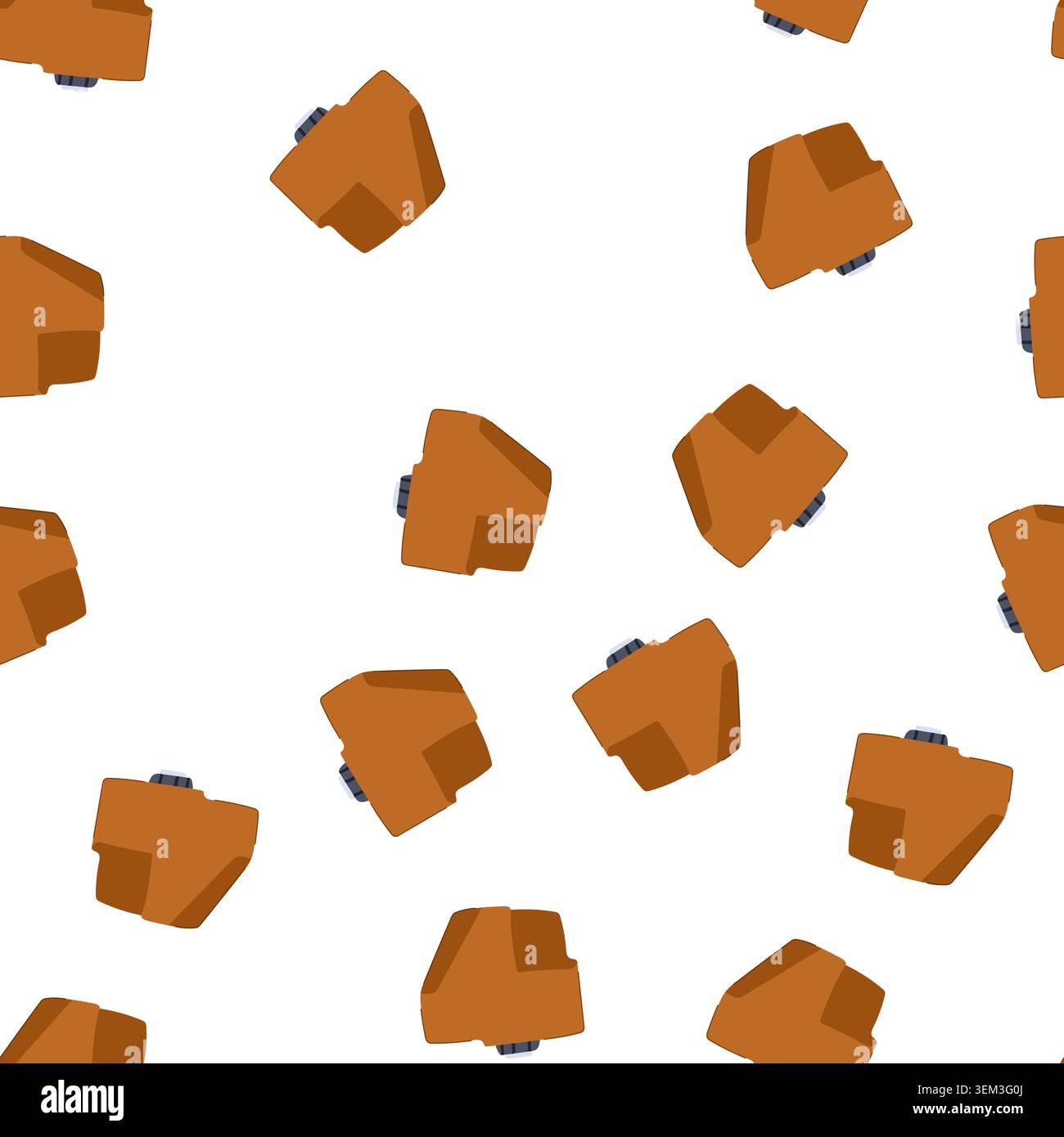 pattern waste plastic tank cartoon vector Stock Vector